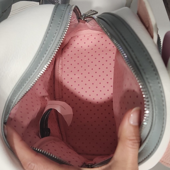 Disney Loungefly Aristocrat Marie Minie White Leather Adjustable Backpack main image 5